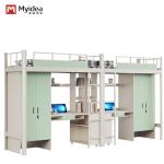 School Furniture Up And Down Bed Children Bunk Bed With Desk