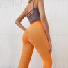 Buy cheap Ins Peach Striped Seamless Fitness Tights High Waisted Yoga Pants from wholesalers