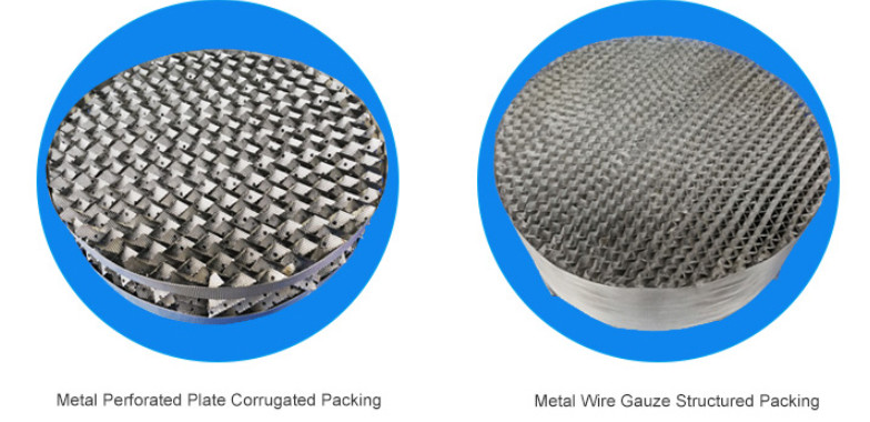 Corrugated 350Y Metal Structured Packing For Desorption Tower