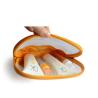 Buy cheap Promotional Transparent Two Sided Mesh Makeup Bag Zipper Closure For Girls from wholesalers