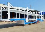 Heavy Duty Hydraulic Lifting 8/9/10 Car Carrier Trailer with Jost E100 Landing