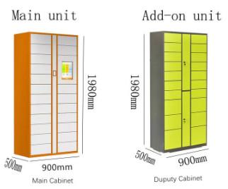 Buy cheap Smart Delivery ODM Digital Parcel Locker Electrostatic Powder Coating from wholesalers