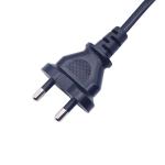 6A 250V India Power Cable , 2 Pin Power Cable Plug For Home Appliance