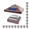 Buy cheap Weatherproof 6.5 Inch Solar Garden Lamp Post Lights from wholesalers