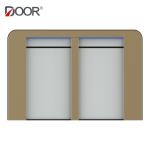 Alluminum Alloy Pedestrian Speed Gate SUS304 Stainless Steel With Gold