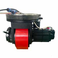 Buy cheap Excited Motor Horizontal AGV Steerable Drive Wheel Assembly 3000RPM product