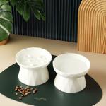 Cat Bowl Food Bowl Slow Food Plate High Foot Bowl Slow Food Bowl Water Bowl
