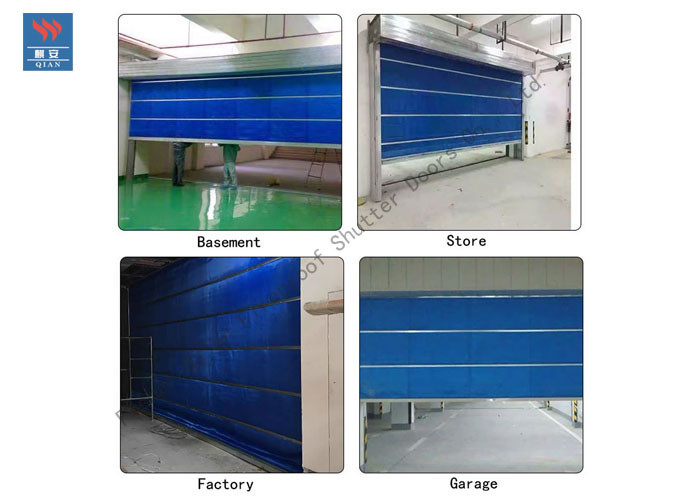 Automatic Overhead Inorganic Roller Shutter Garage Doors