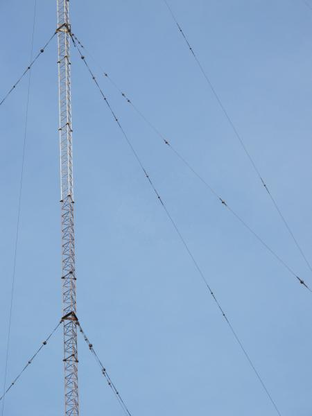 Buy cheap Galvanised 50m Guyed Wire Tower Telecommunication Mast from wholesalers