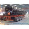 Buy cheap 3 Axle Flue Heating Asphalt Tanker Trailer 52000 Liters Bitumen Tanker from wholesalers