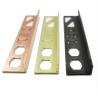 Buy cheap L Shape Brushed Brass Tile Trim 10mm Connective Strip ISO9001 from wholesalers