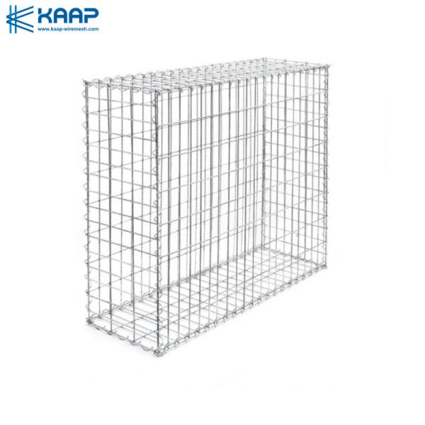 Buy cheap Decoration Galvanized 5mm Steel Gabion Cages 2*1*0.5m from wholesalers