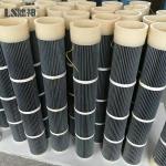 High Performance Cartridge Dust Filter , 99.97% Fiber Glass Dust Collector