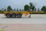 30t-50t Load Capacity Steel Semi Trailer For Heavy Truck Container Transport