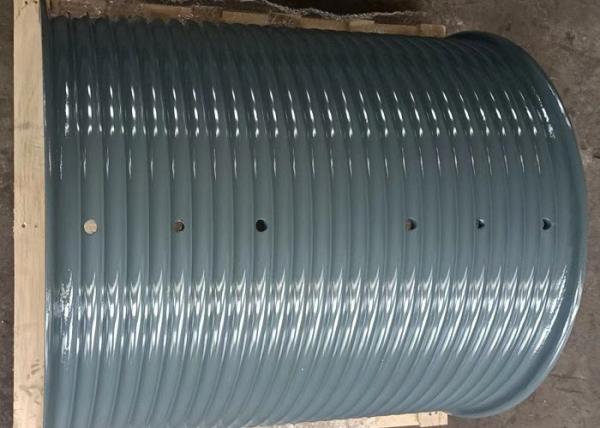 Buy cheap Smooth Winch Drum Wrapped Steel Lebus Sleeve Secure With Bolted Or Welded Connection from wholesalers