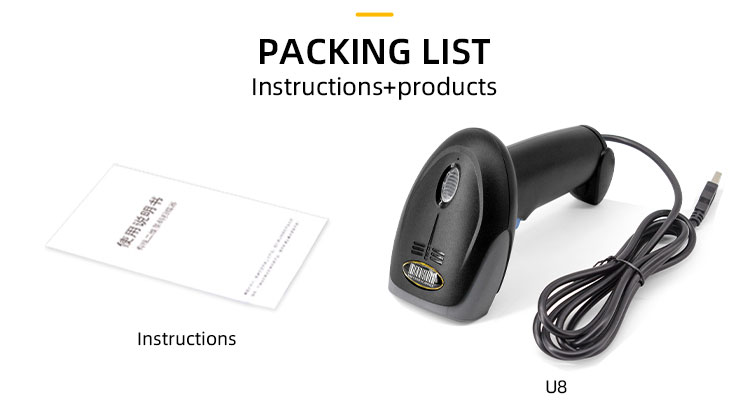 Manual Trigger Mode 2D Wireless Barcode Reader with Scanning and ≥4mil Optical Resolution