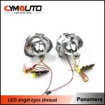 Super Bright Headlight Shrouds 3 Inch Bi Xenon Projector Lens Shrouds