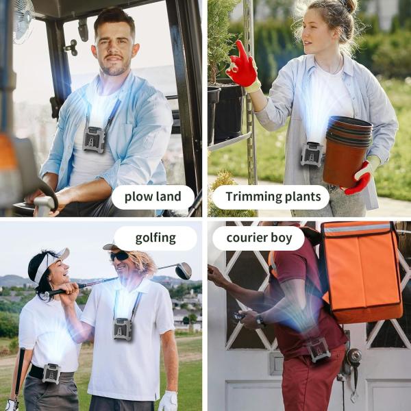 Buy cheap Socool Fan 10000mAh Mini Rechargeable Portable Fan Multifunction Outdoor Emergency Power Clip Waist Fan from wholesalers