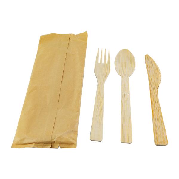 Buy cheap Eco Friendly 170mm Disposable Bamboo Cutlery Polished Surface from wholesalers