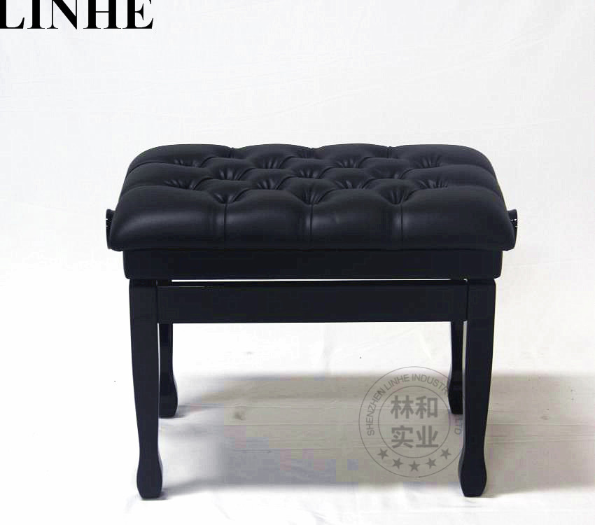 New Style Fashion Design Keyboard Bench Manufacturer With hot sale iron and wood bench piano with Leather surface fold