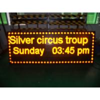 Buy cheap Digital Yellow Led Scrolling Message Sign Advertising 1/8 Scan 192 * 192 product