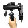 Buy cheap Rubber 6-18x42 Long Range Monocular Cell Phone Telescope With Tripod from wholesalers