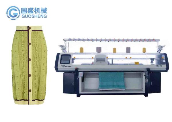 Buy cheap Wool Automatic Flat Knitting Machine Dress 12G 72in GSJX Three System from wholesalers