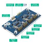 9Pin USB Hub PCB Adapter card Extension Motherboard Male 1 To 4 Female
