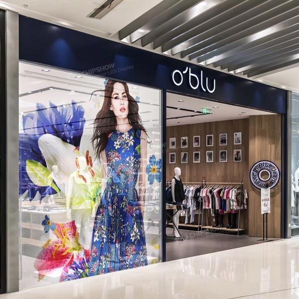 Advertising Flexible LED Display Wall Panel Ultra Thin Transparent LED Film