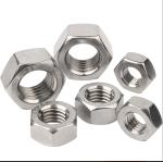 White Zinc Plated Hex Nuts For General Industry Imperial Measurement System
