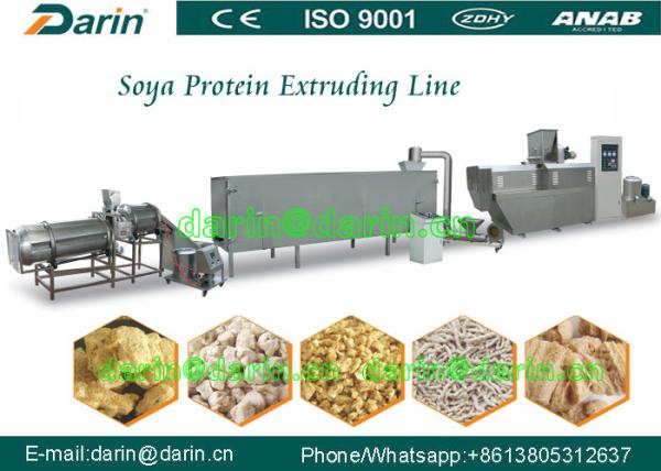 Buy cheap CE certificate TVP TSP vegetable soya chunck food extruder machine from wholesalers