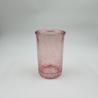 Buy cheap 3Pcs Colorful Style Glass Bathroom Accessories Set With Crack Effect And Apothecary Head Pump from wholesalers