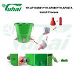 8L Feeding Bucket Milk Bucket Feeder For Cow Or Goat Cattle Feeder