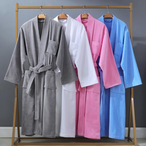 Custom Color Waffle Terry Fabric Knit Unisex Cotton / Coral Fleece Seasonal