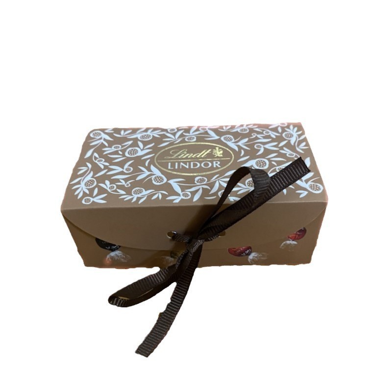 CMYK Rectangular Cardboard Chocolate Candy Wedding Fold Packaging Box Recyclable Fancy Gift Box