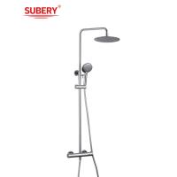 Buy cheap Temperature Adjustable Thermostatic Faucets Shower Exposed Mixer Column Set product