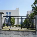 Stair Black Aluminum Railing Slat Balustrade Satin Finish And Mirror Polishing