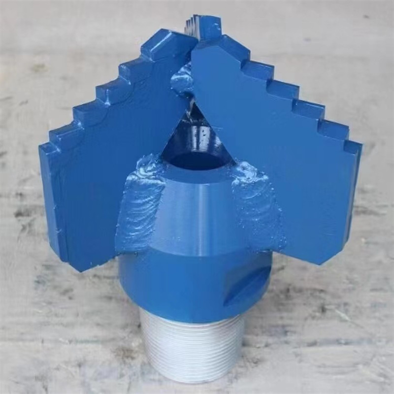 3 Wings Step Drag Bits for Soft Rock Formation Drilling