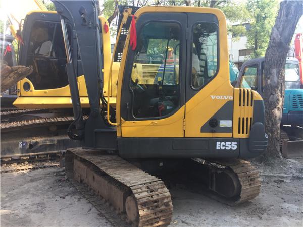 Buy cheap Used VOLVO EC55 Crawler Excavator 4TNE94-SM engine 5T weight with Original Paint from wholesalers