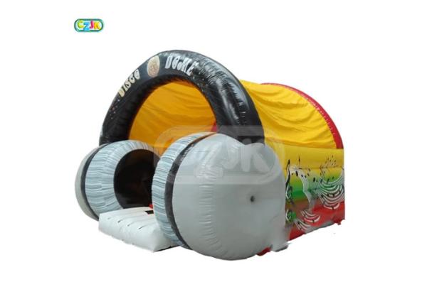 Buy cheap Headphone Inflatable Jumper Bouncer Moonwalk Bouncing Castle Bounce House from wholesalers