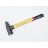 Buy cheap DIN standard carbon steel materials Machinist Hammer with double colors wooden handle from wholesalers