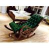 Buy cheap Green Wooden European Style Lounge Chair Living Room Relex Modern Rocking Chair from wholesalers