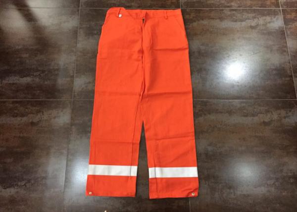 Buy cheap Orange Flame Resistant High Visibility Clothing For Men Heat Insulated from wholesalers