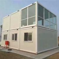 Buy cheap Extended Foldable Prefab Container Homes_40ft Folding Living Container Cabin product