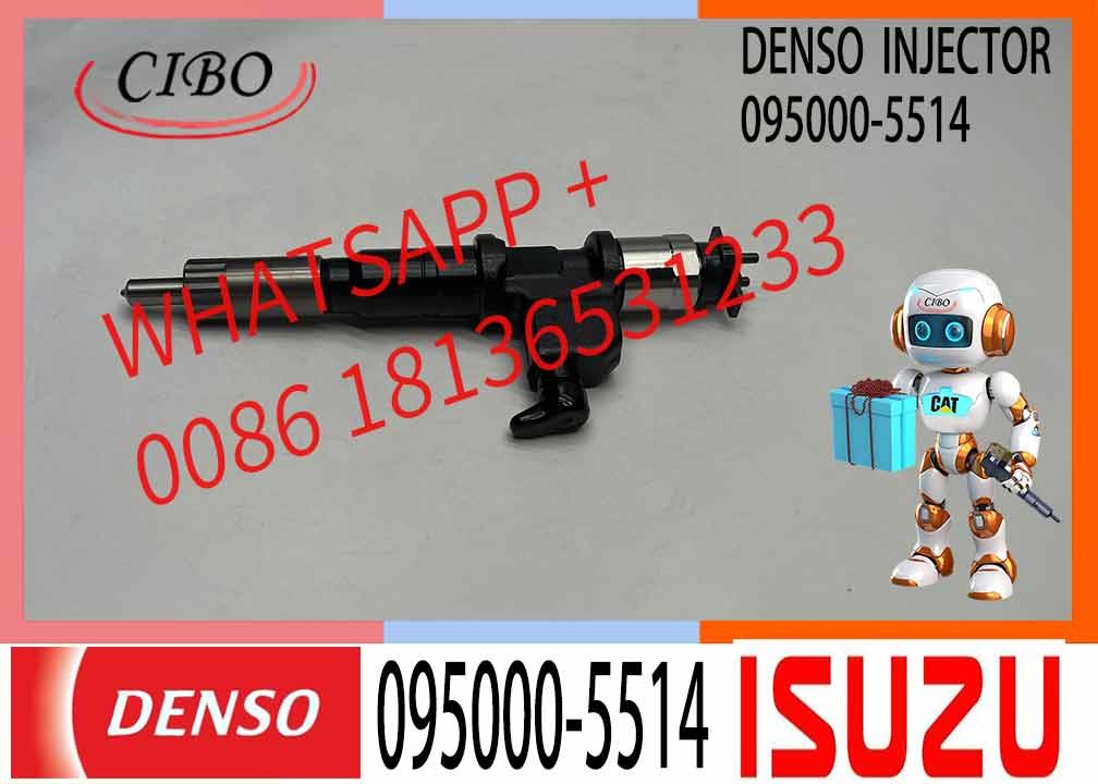 095000-5510 095000-5514 0950005514 Fuel Injector for Hi-tachi ZX450 Excavator I-s-uzu 6UZ1 6WF1 6WG1 Engine