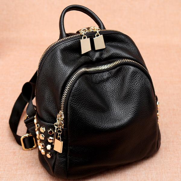 Buy cheap Fashion Pu Rivet Backpack Preppy Style For Women Bag from wholesalers