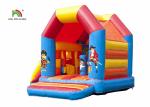 Outdoor Pirate Cartoon Printing Inflatable Jumper Castle With Roof Quadruple