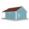 Buy cheap Heya-2B02-B China 2-room sandwich panel house shipping prefab design from wholesalers