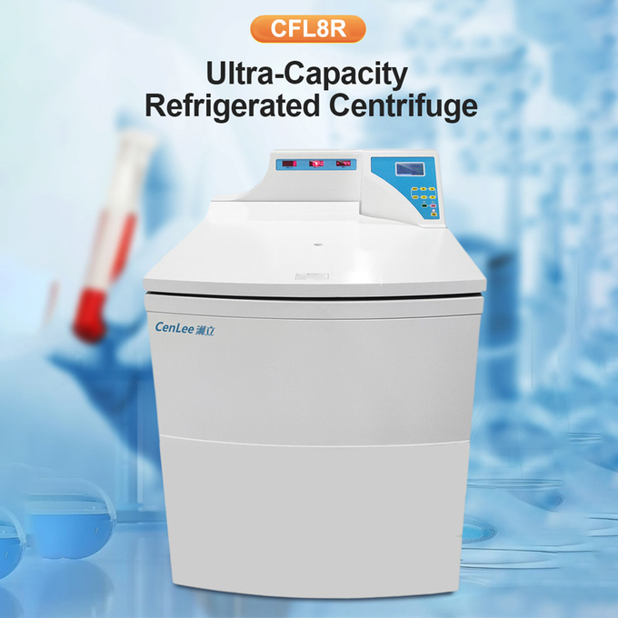 CFL8R 2 X 2400 ML blood bank refrigerated centrifuge blood bag centrifuge with 12 bags capacity