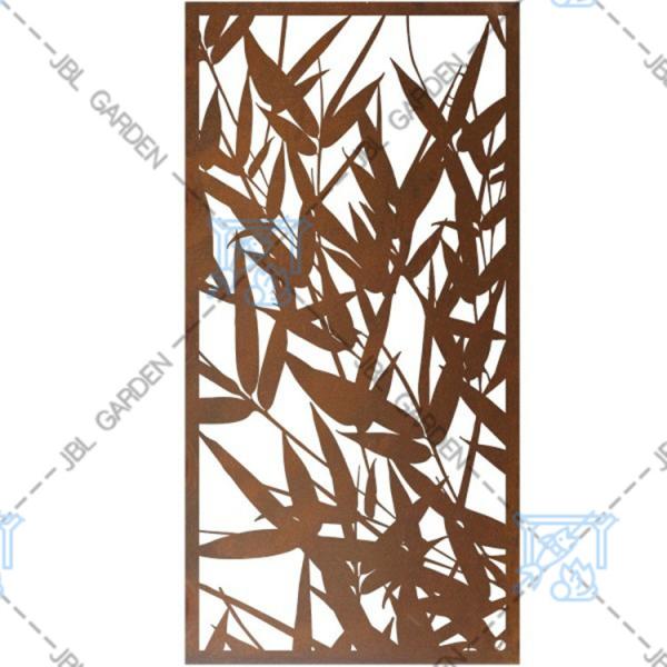 Buy cheap 900*1800mm Corten Steel Fence Panels Weathering Steel Garden Screen ISO9001 from wholesalers